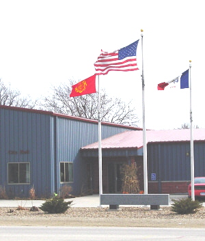 Photo of City Hall, Lime Springs, Iowa.