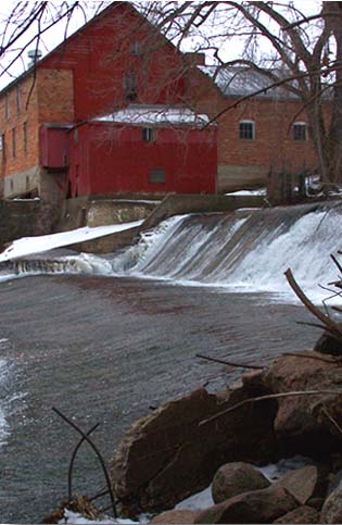 Photo of Lidtke Mill and dam.